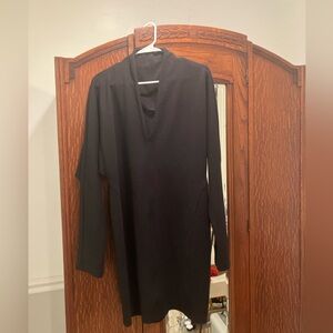 Anthropologie daily  practice size L black dress